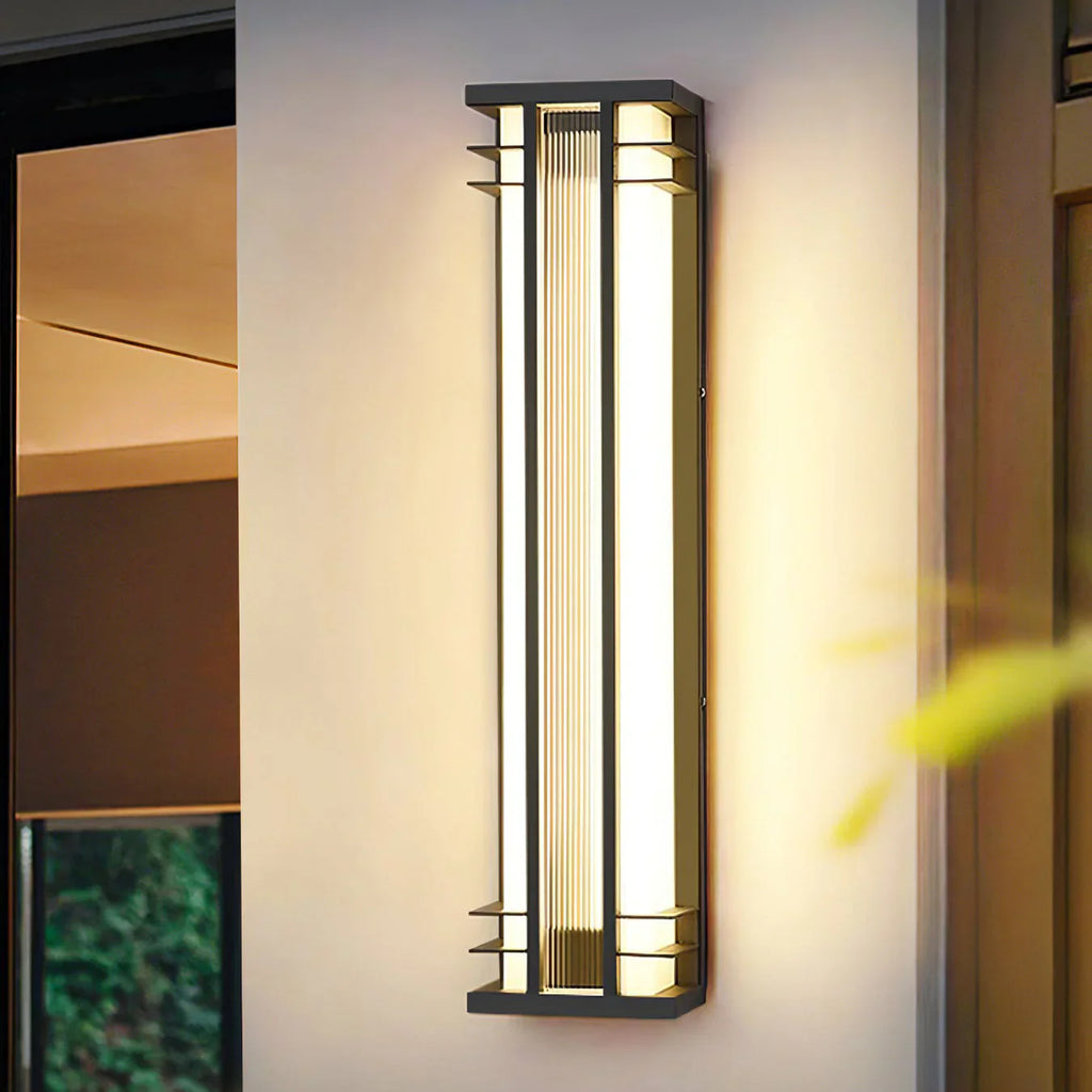 Double Axis Long Outdoor Wall Lamp