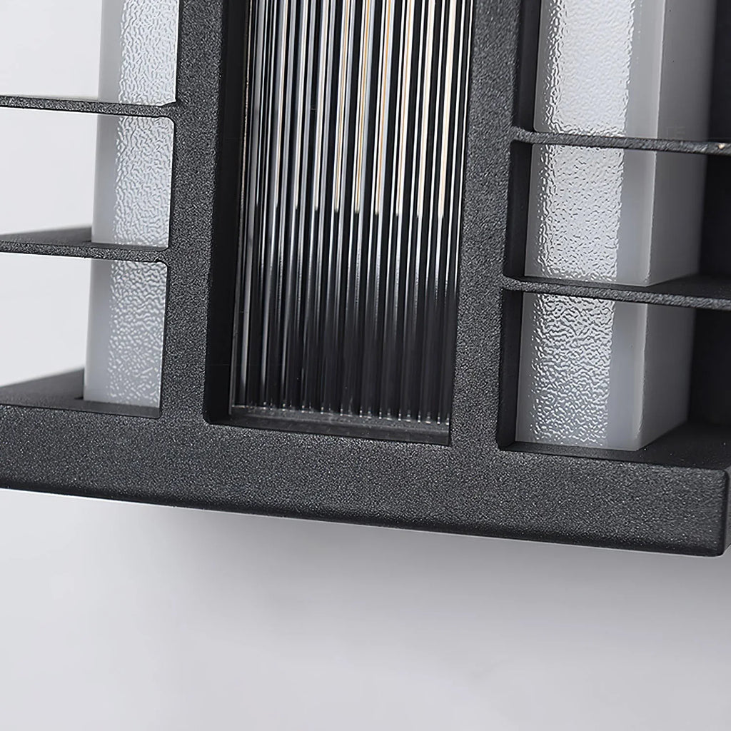 Double Axis Long Outdoor Wall Lamp