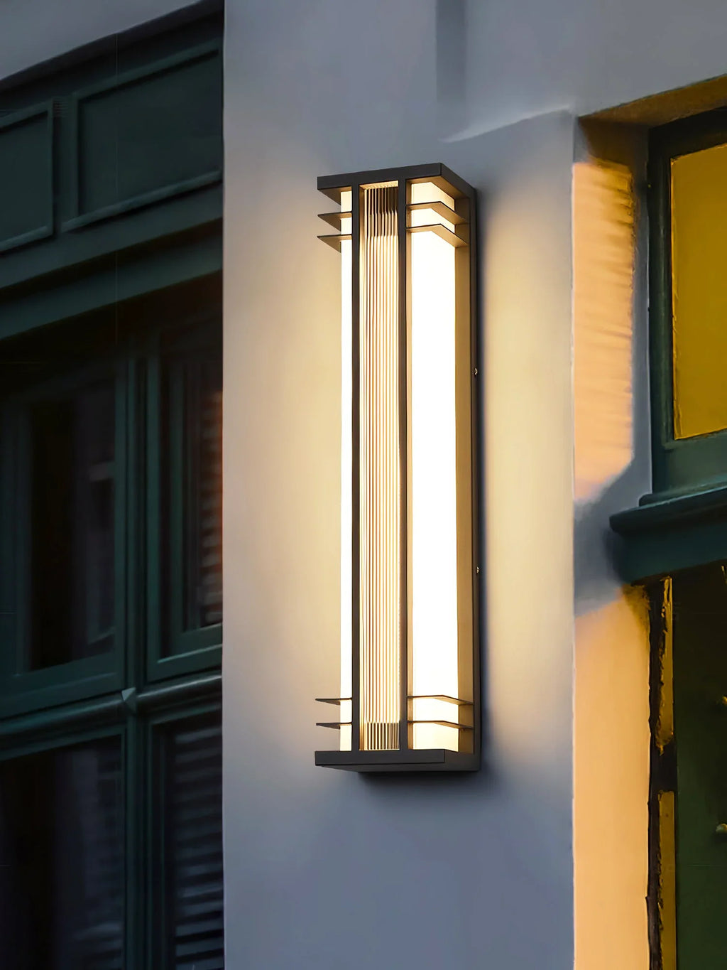 Double Axis Long Outdoor Wall Lamp