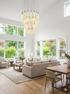 Crystal Tube Chandelier