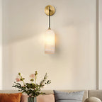 Modern Petra Alabaster Wall Sconce