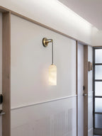 Modern Petra Alabaster Wall Sconce