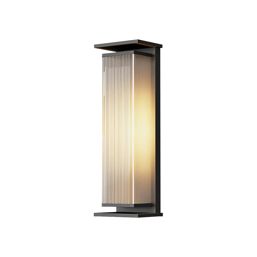 Rectangular Box Acrylic Outdoor Wall Lamp