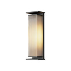 Rectangular Box Acrylic Outdoor Wall Lamp