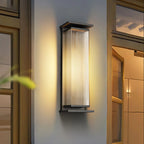 Rectangular Box Acrylic Outdoor Wall Lamp