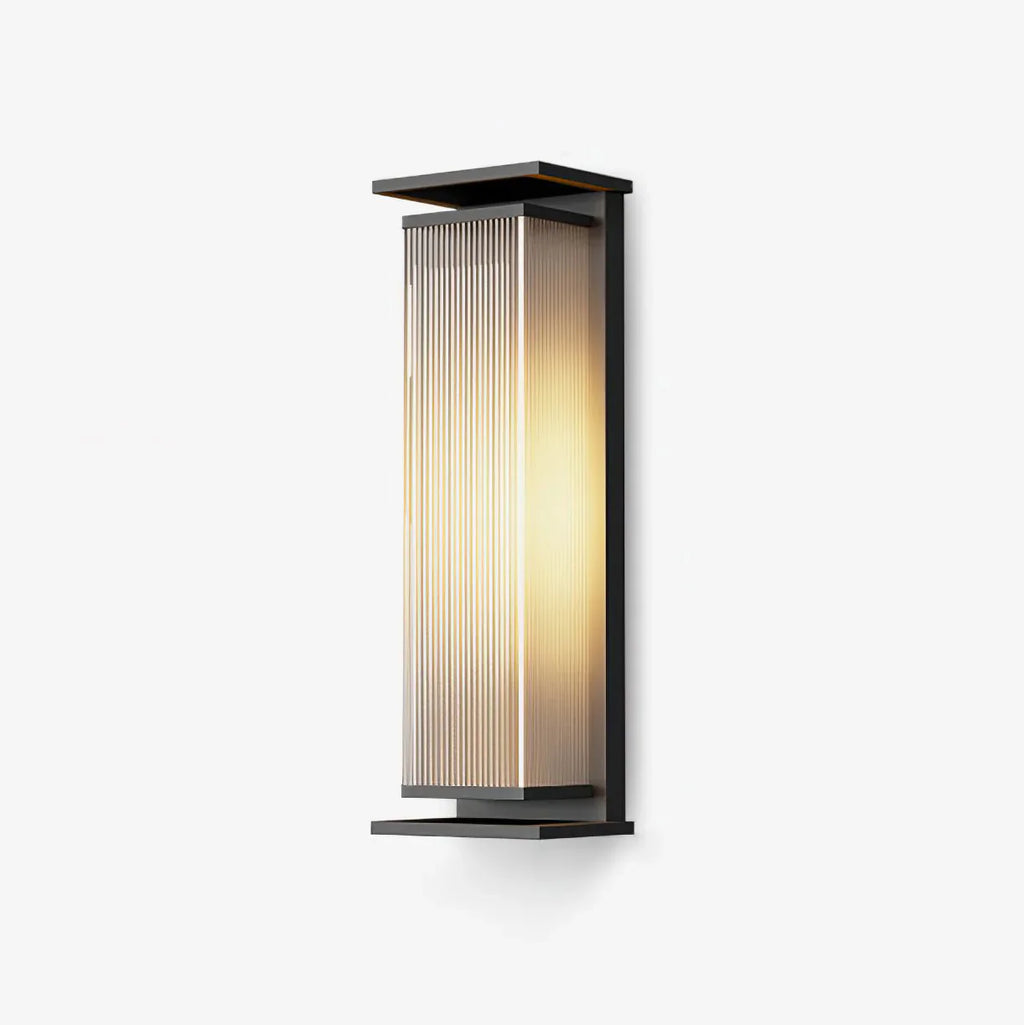 Rectangular Box Acrylic Outdoor Wall Lamp