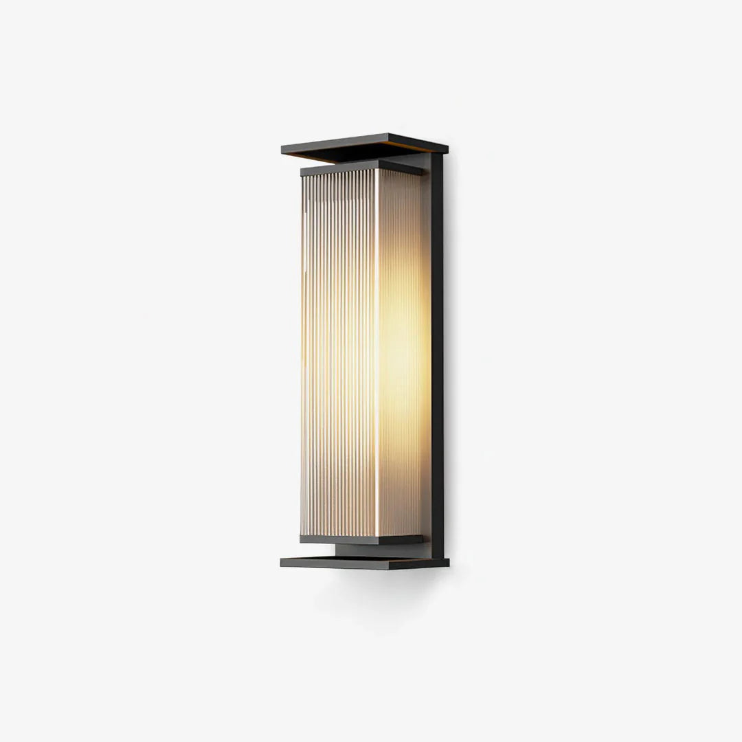 Rectangular Box Acrylic Outdoor Wall Lamp