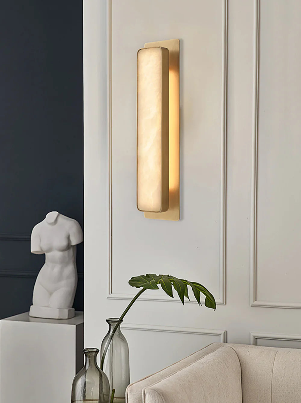 Sashya Alabaster Wall Lamp