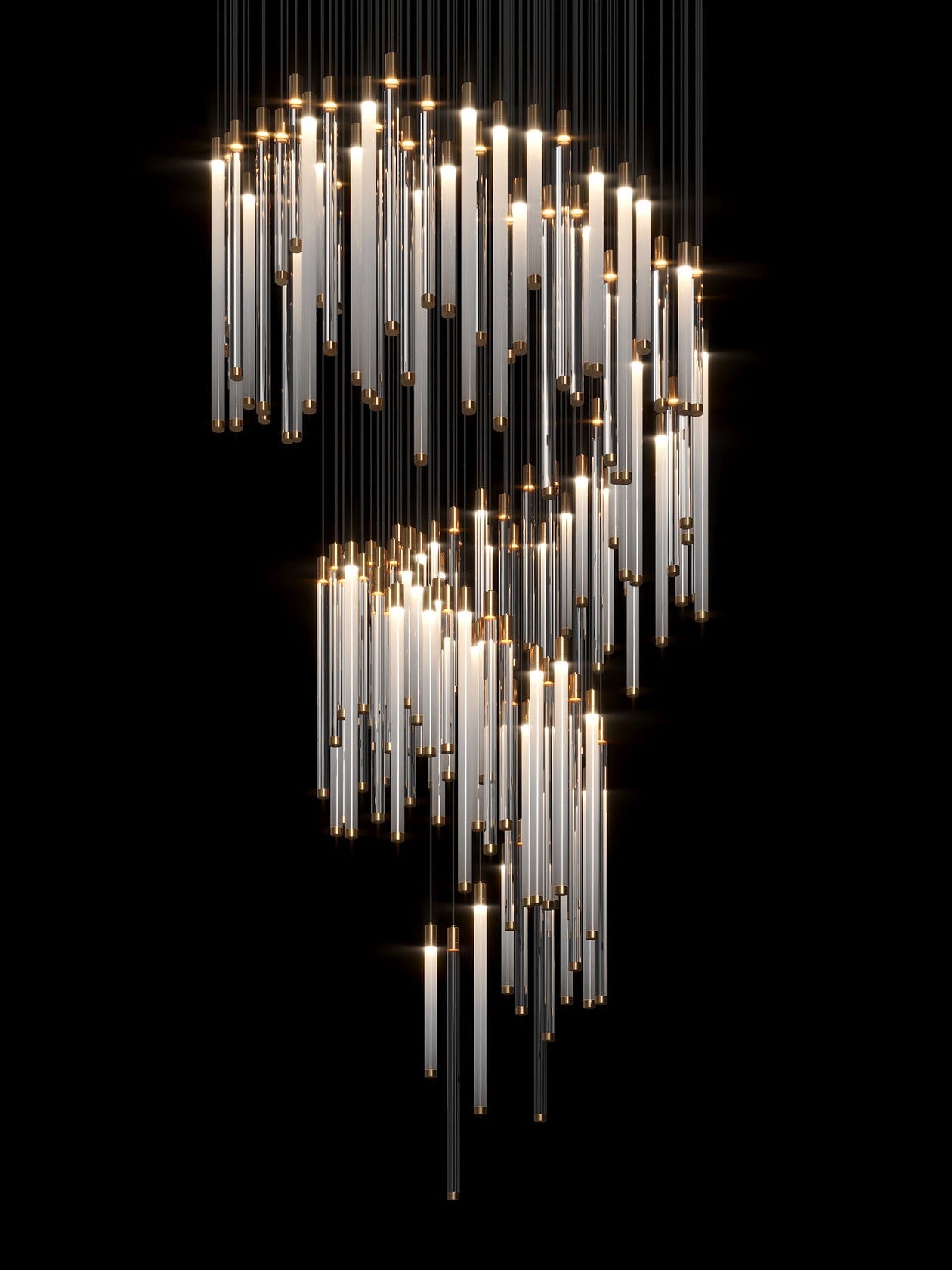 Raindrop Glass Chandelier