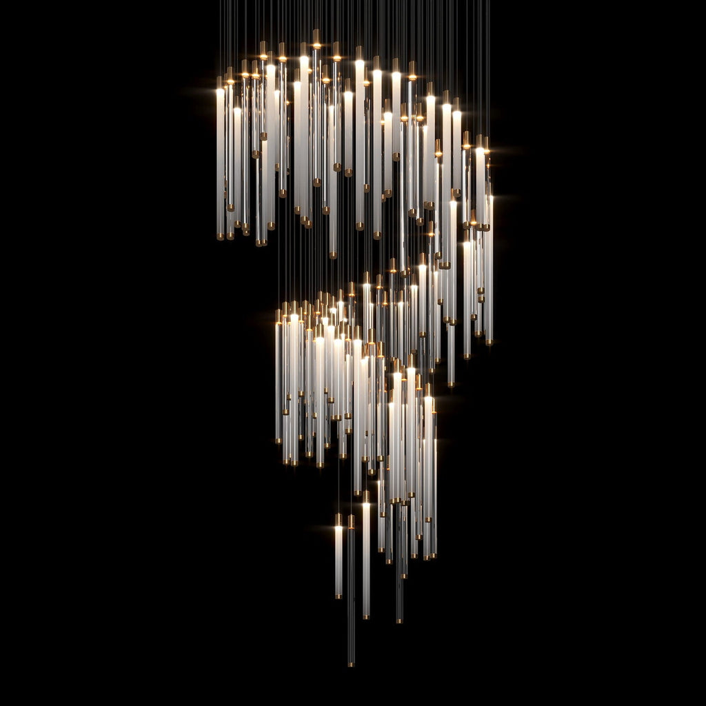 Raindrop Glass Chandelier