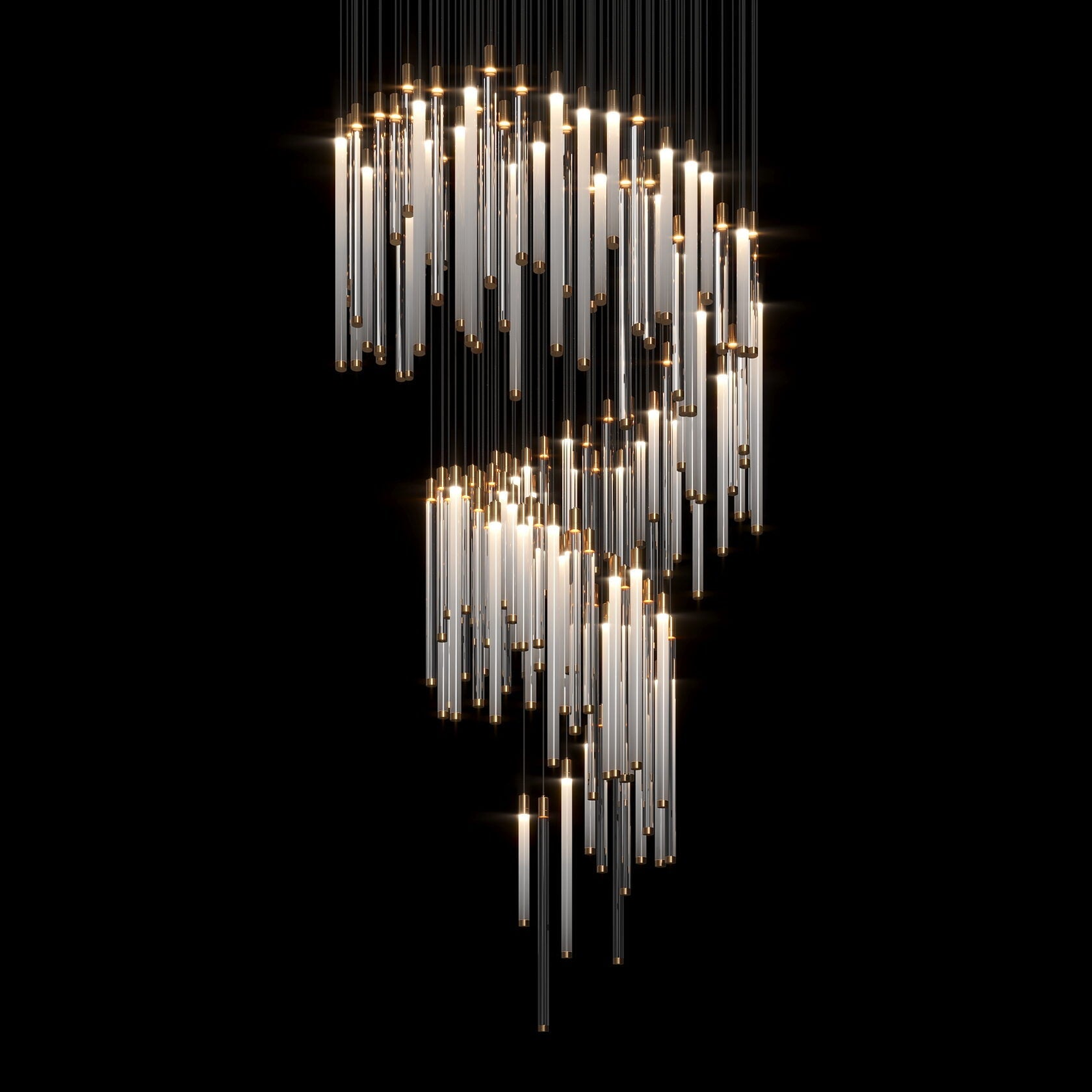 Raindrop Glass Chandelier