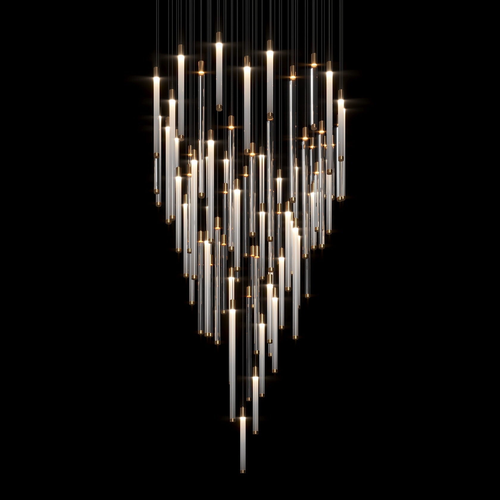 Raindrop Glass Chandelier