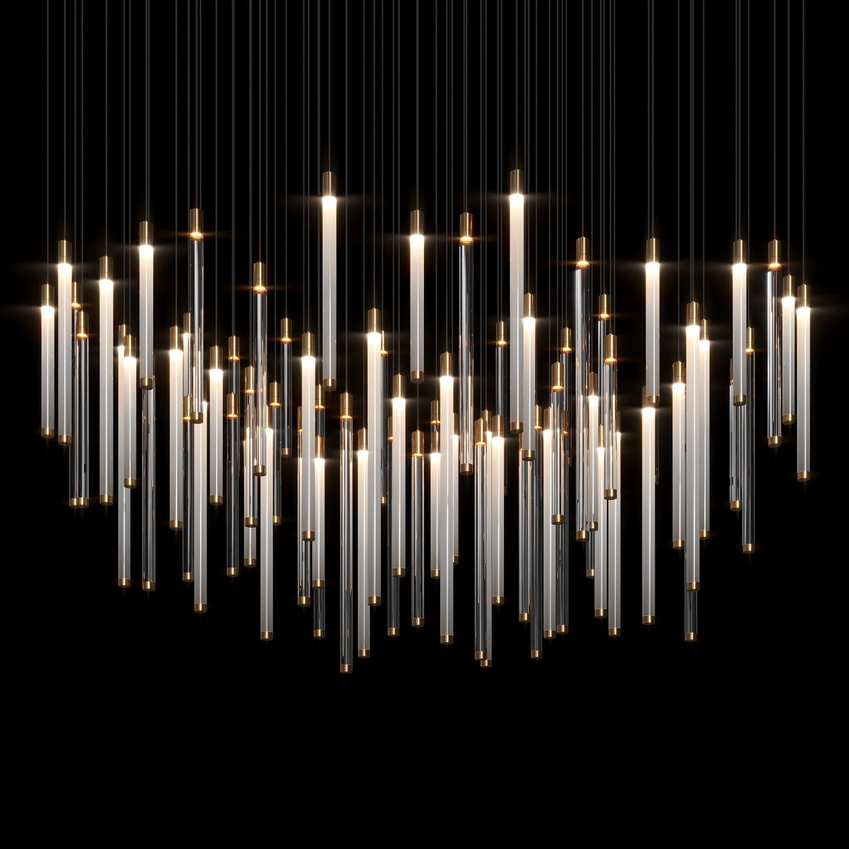 Raindrop Glass Chandelier