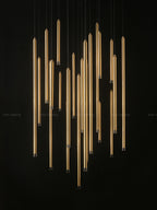 Modern Tube Suspension Pendant Light