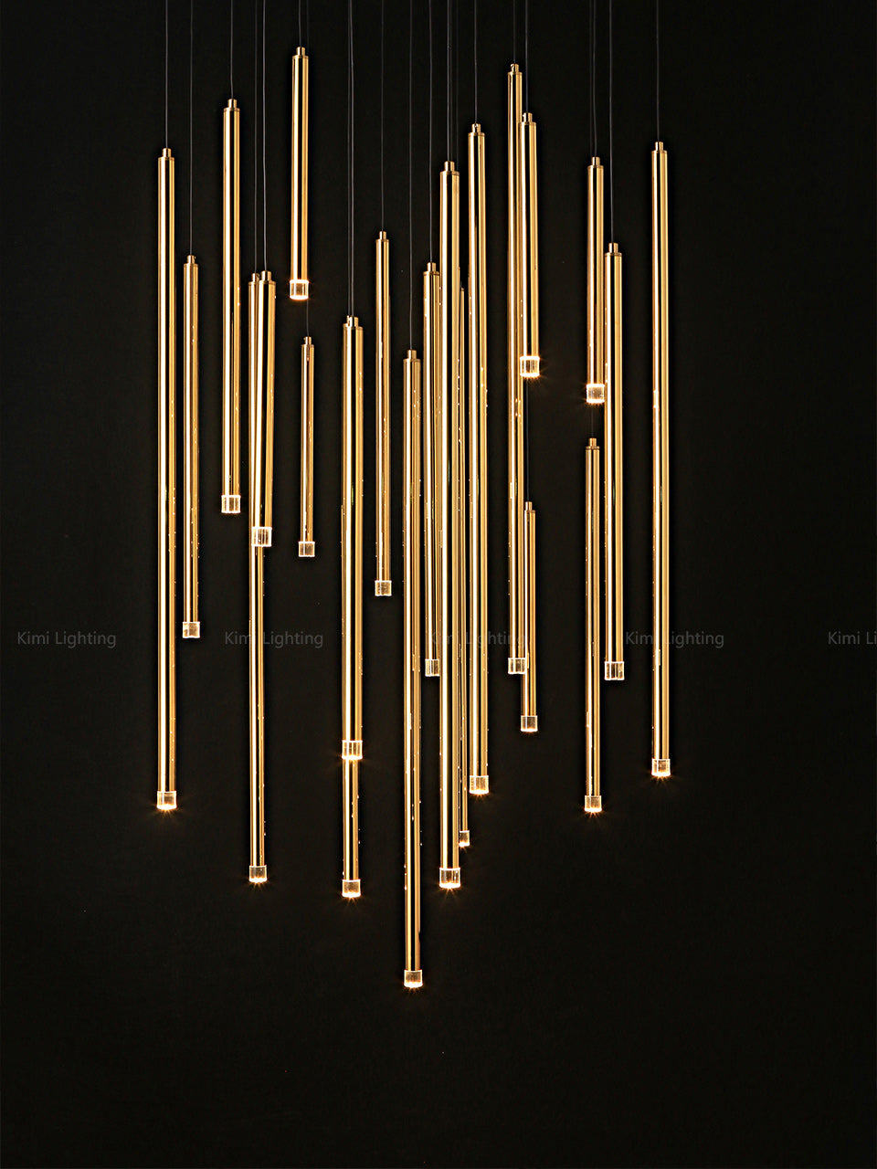 Modern Tube Suspension Pendant Light