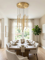 Modern Tube Suspension Pendant Light