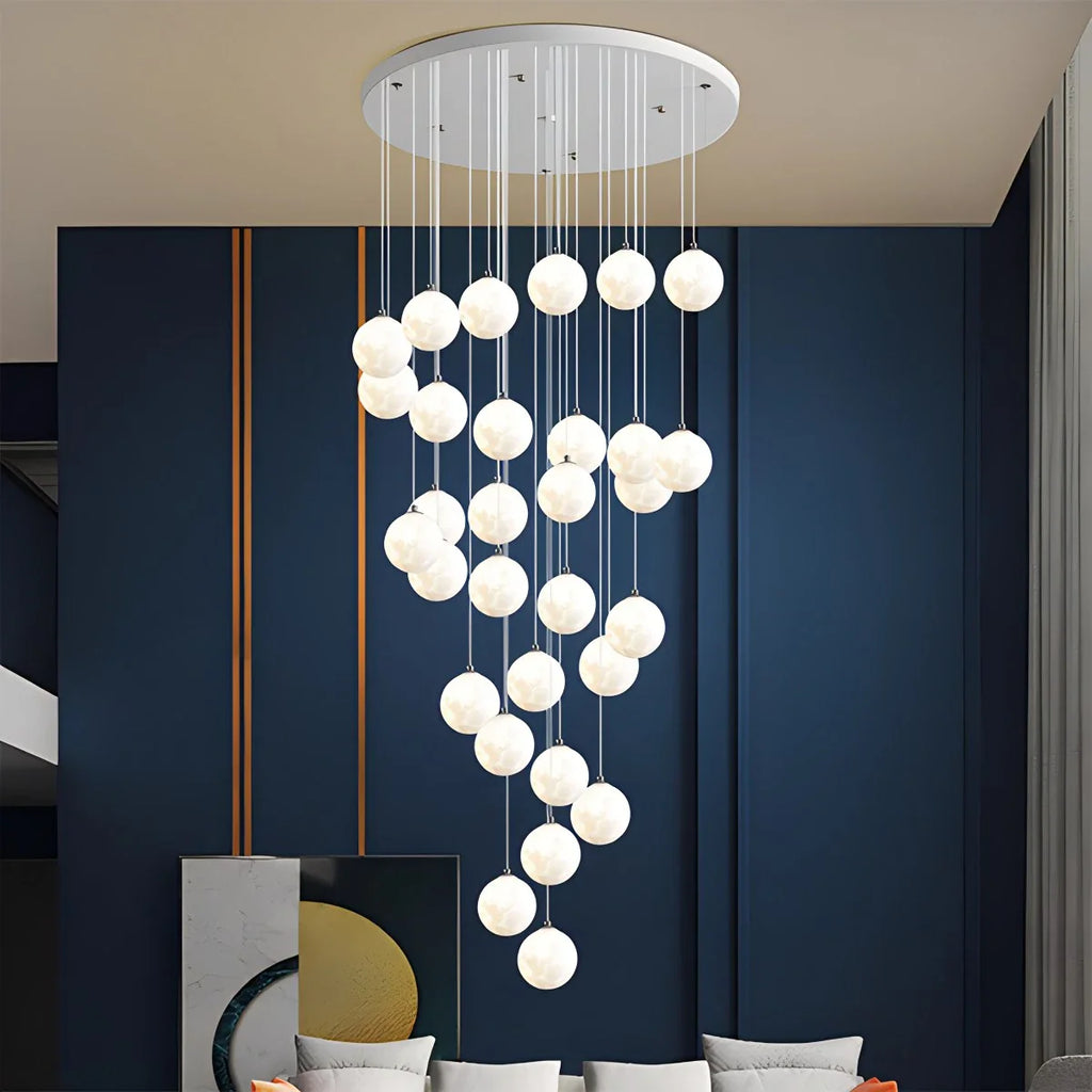 Modern Attic 3D Moon Celestial Chandelier