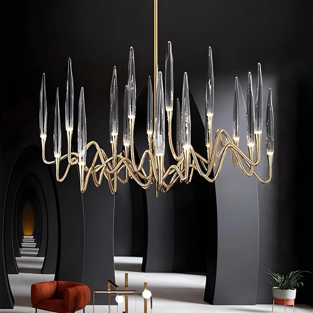 Modern Branch Chandelier & Floor Lamp