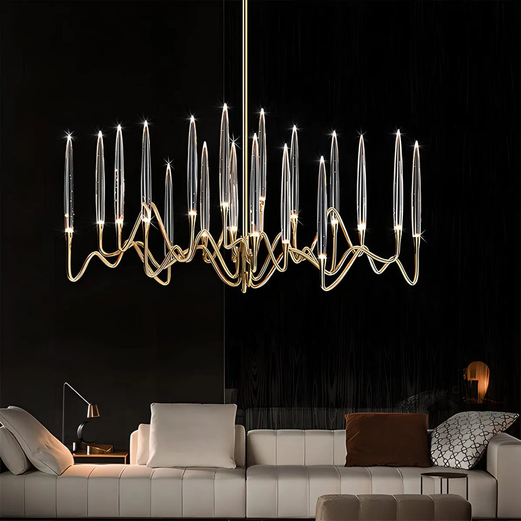 Modern Branch Chandelier & Floor Lamp