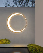 Moon Solar Outdoor Wall Lamp