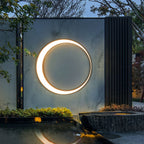 Moon Solar Outdoor Wall Lamp
