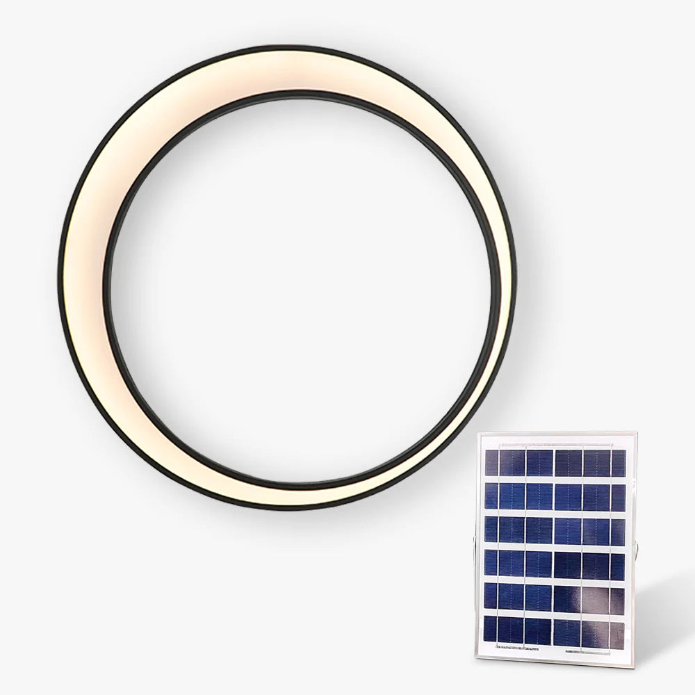 Moon Solar Outdoor Wall Lamp