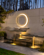 Moon Solar Outdoor Wall Lamp