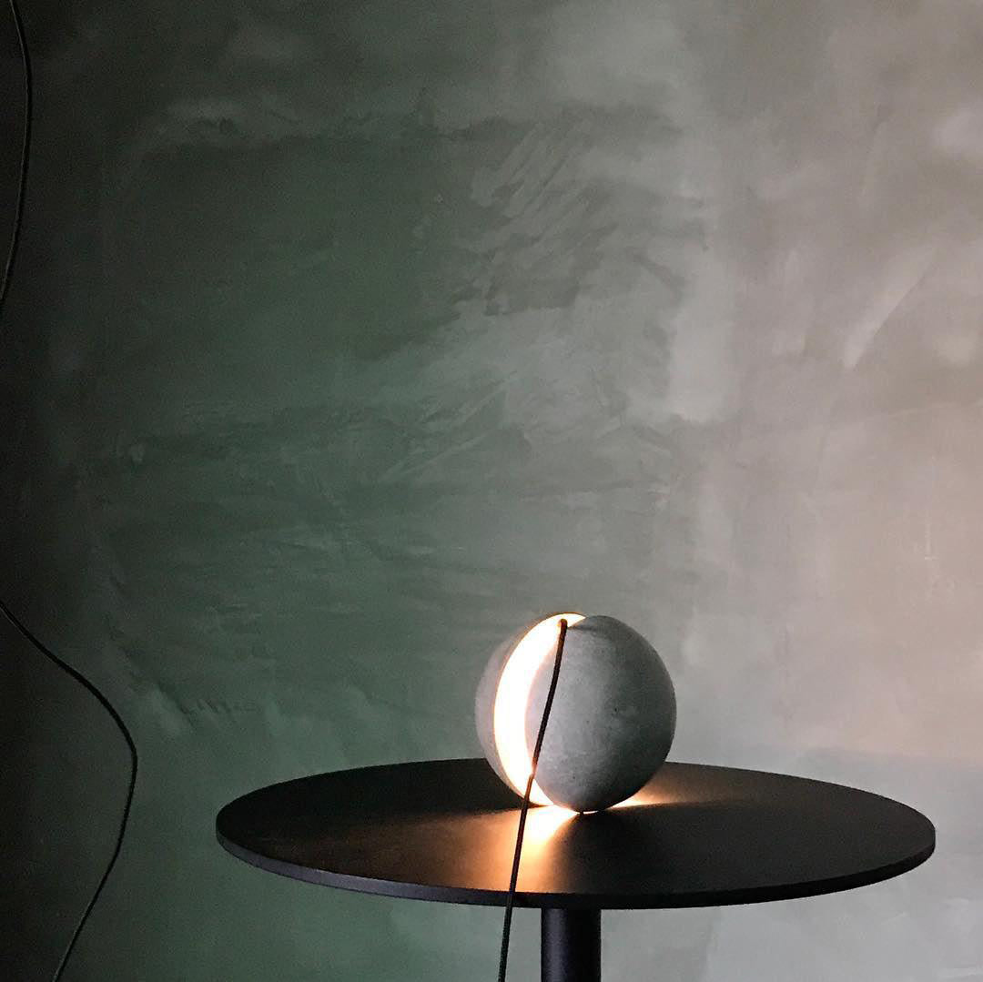 Moon Cement Pendant Lamp