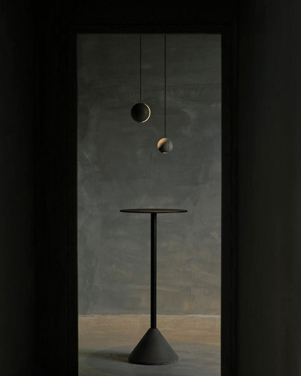 Moon Cement Pendant Lamp