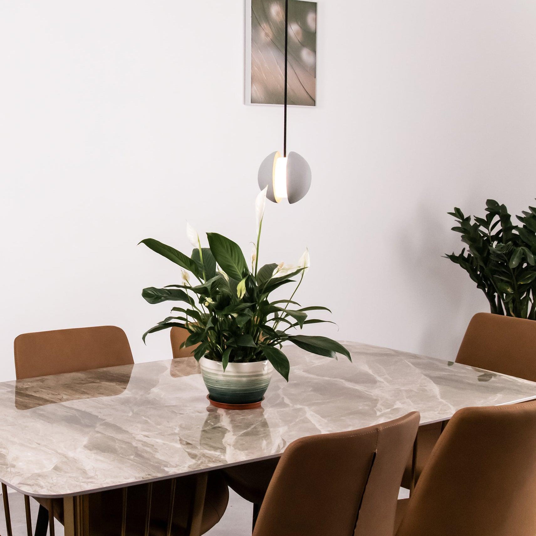 Moon Cement Pendant Lamp