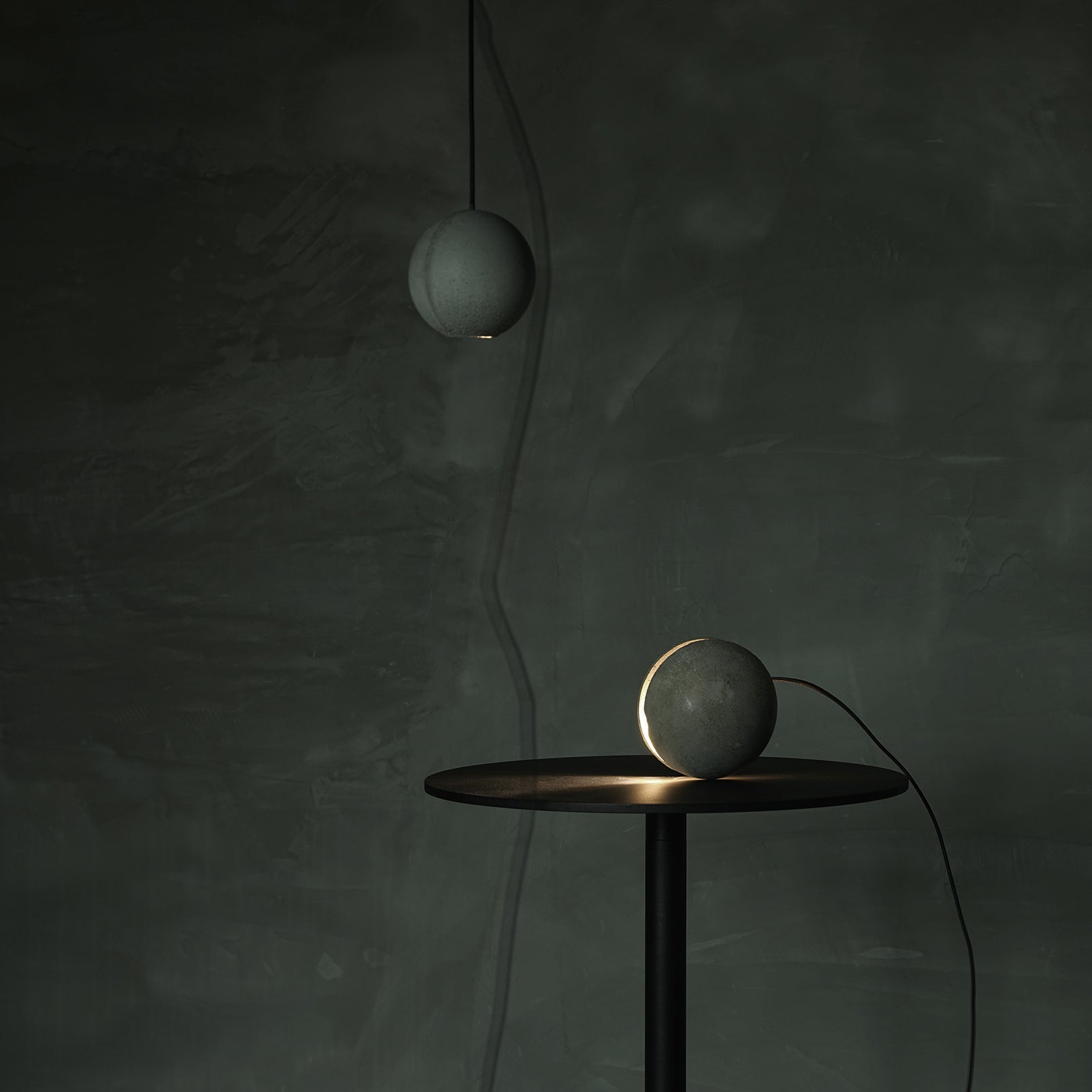 Moon Cement Pendant Lamp