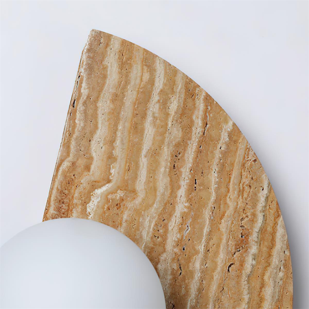 Moon Travertine Wall Light