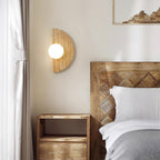 Moon Travertine Wall Light