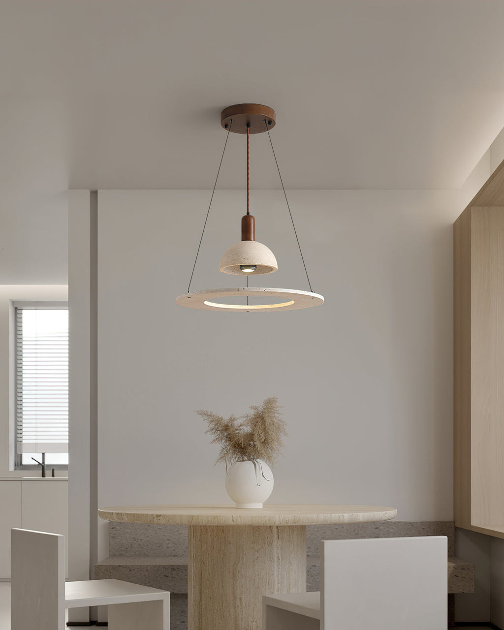 Moshi Travertine Pendant Light