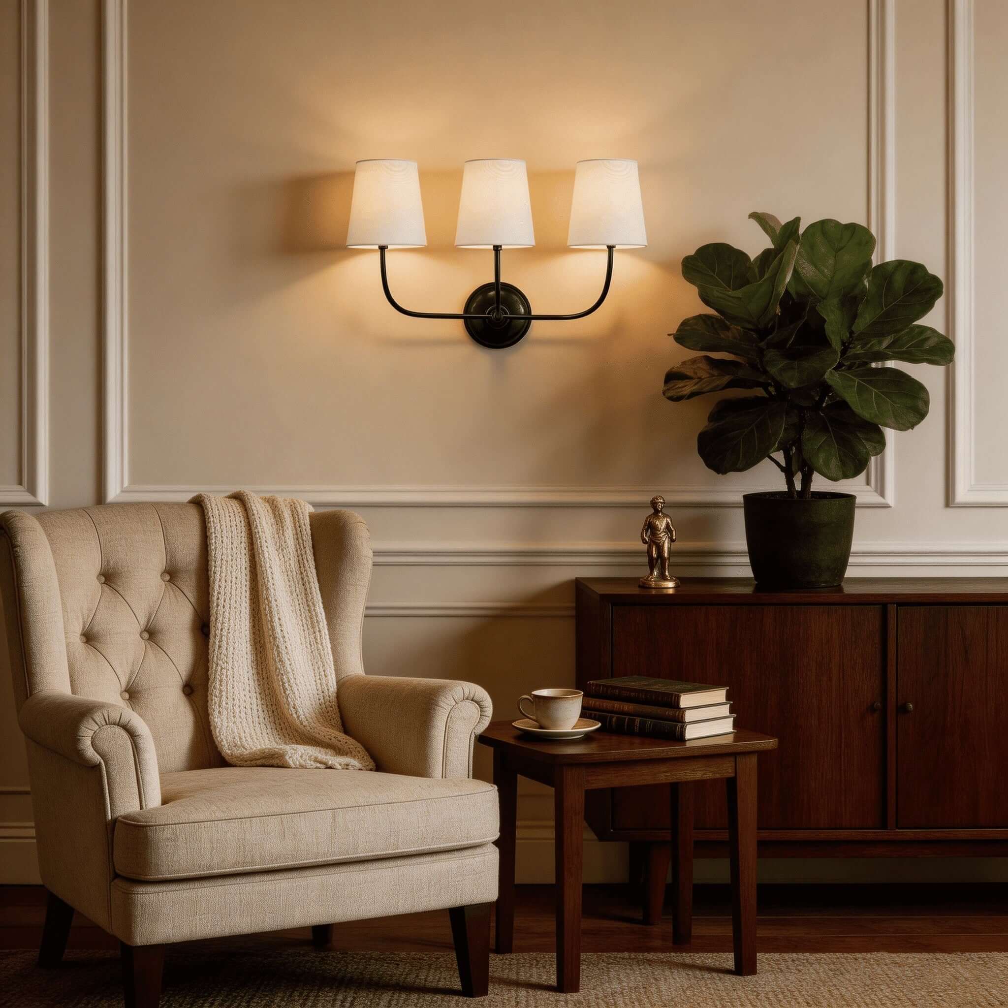 Multi Wall Sconce – 1, 2 & 3-Light Adjustable Indoor Wall Light