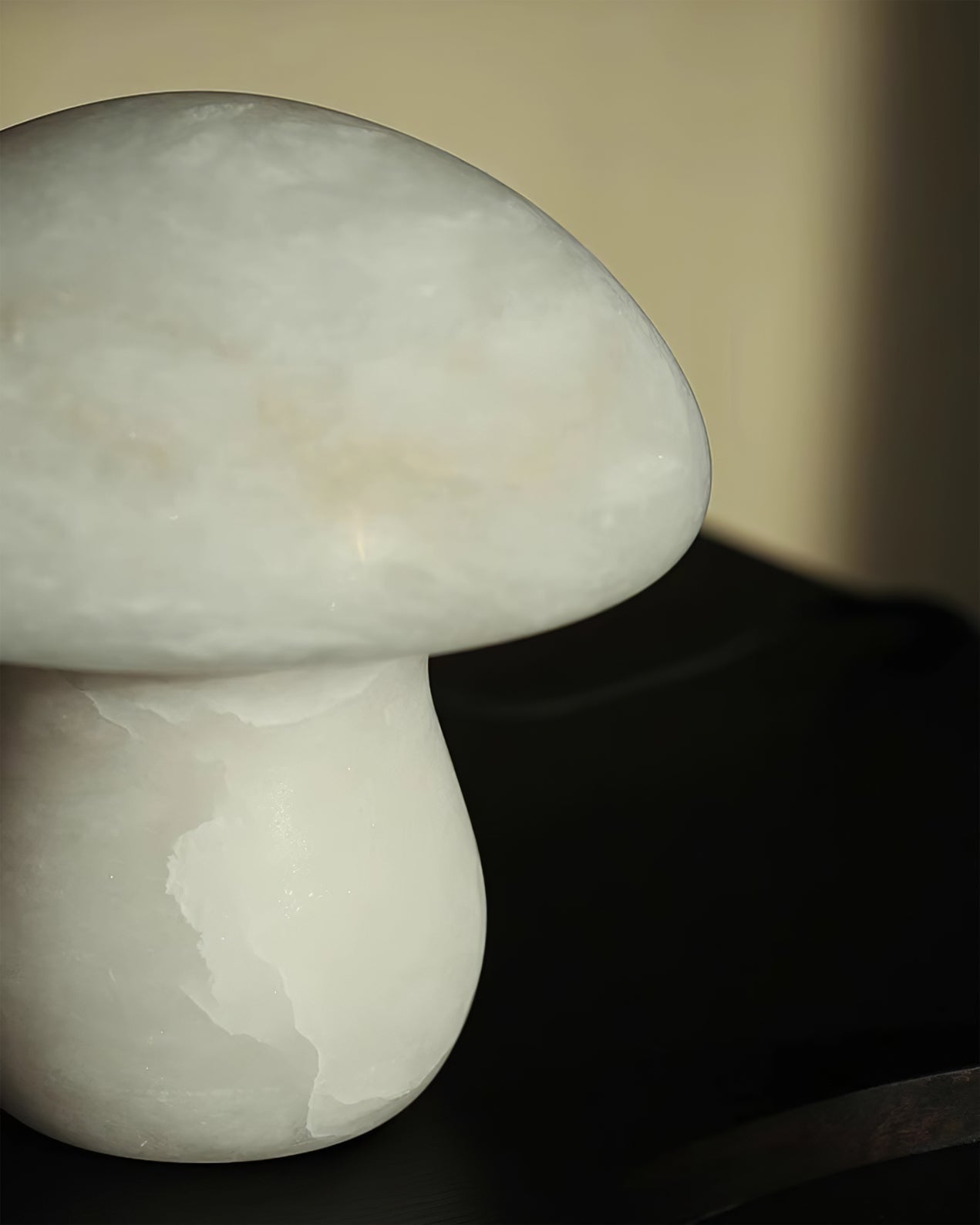 Mushroom Alabaster Table Lamp