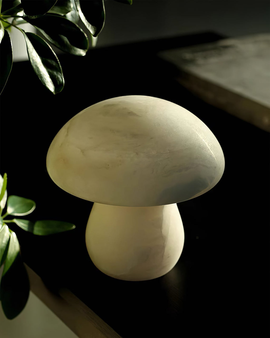 Mushroom Alabaster Table Lamp