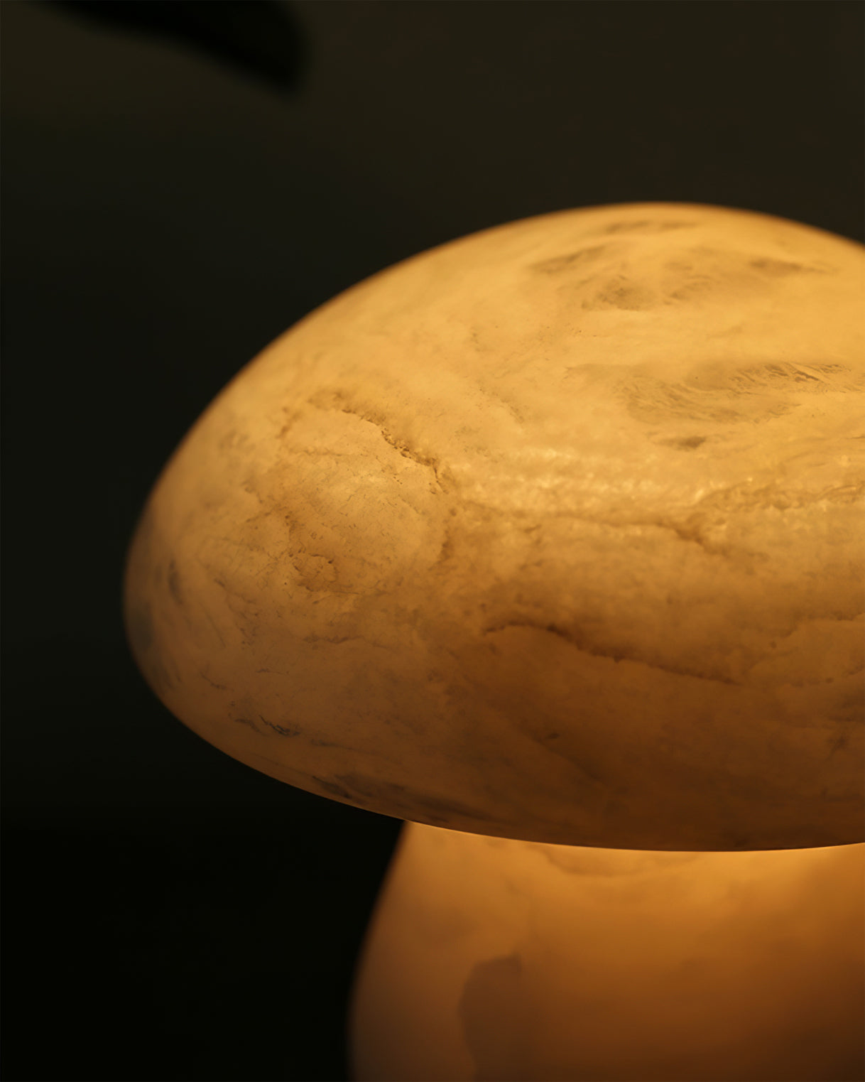 Mushroom Alabaster Table Lamp