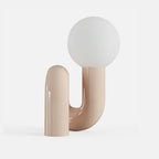 Spiral Glass Table Lamp