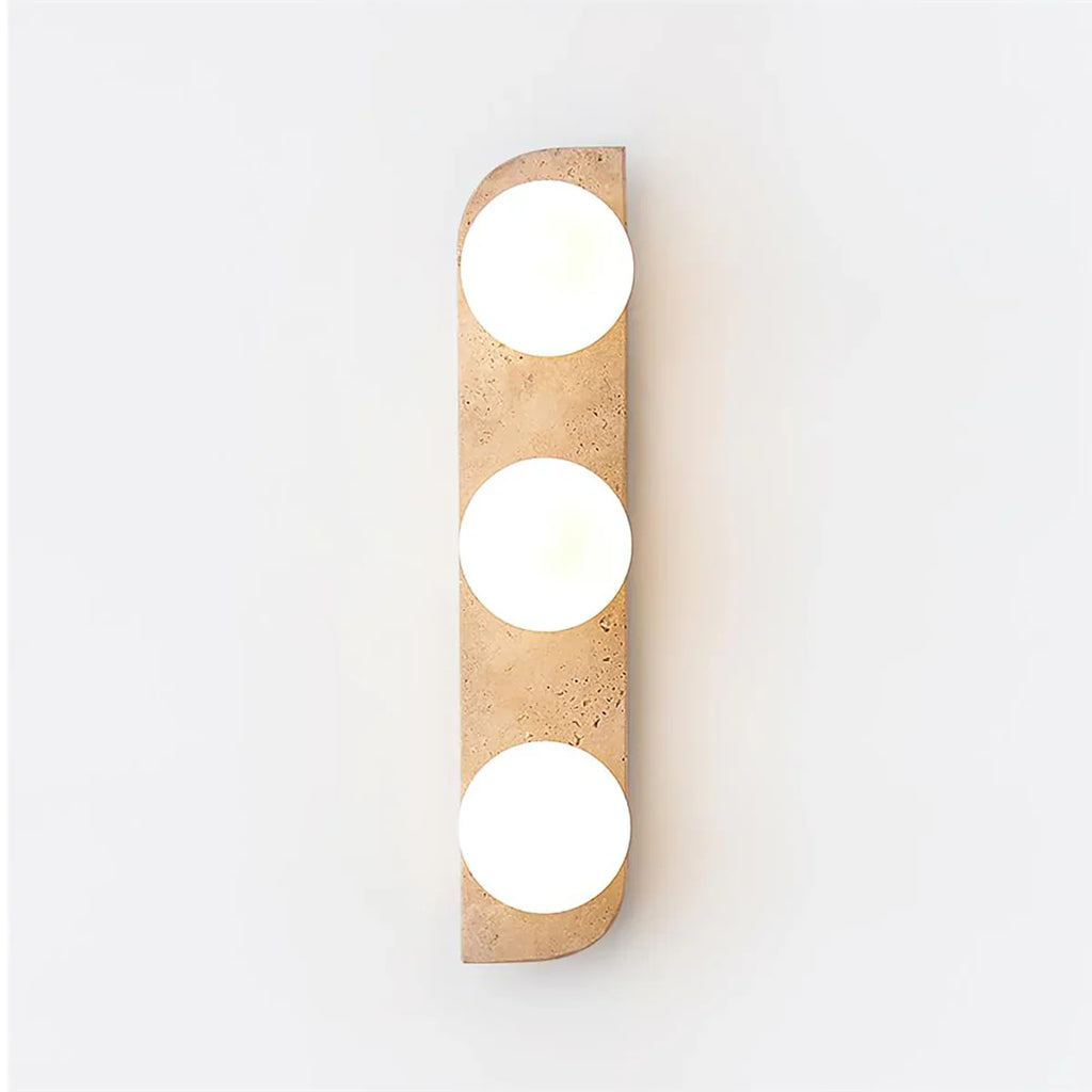 Neptune Travertine Wall Lamp