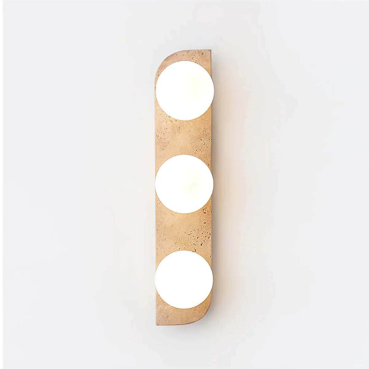 Neptune Travertine Wall Lamp