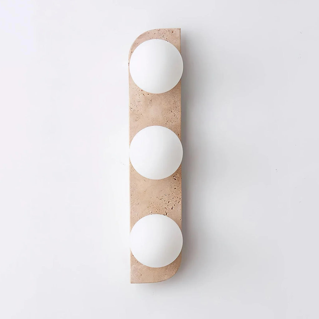 Neptune Travertine Wall Lamp