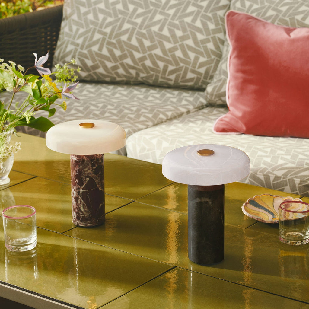 Nico Marble Portable Table Lamp