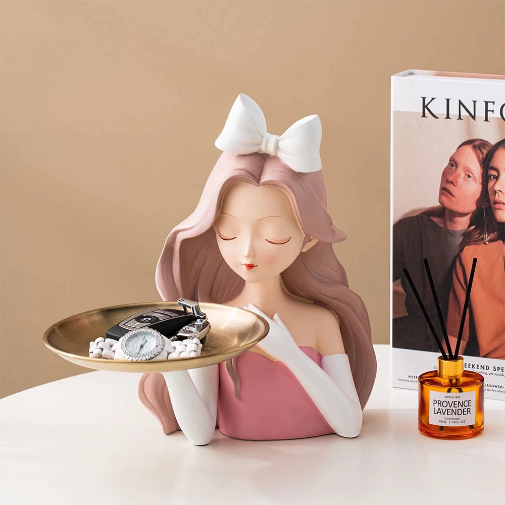 Alice Candy Tray & Vase Decor