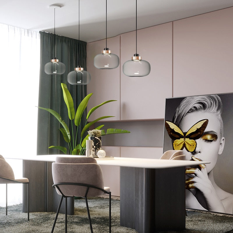 Chris LED Pendant Lighting Glass