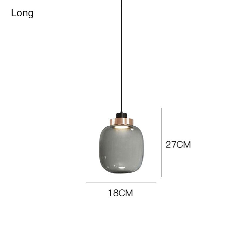 Chris LED Pendant Lighting Glass