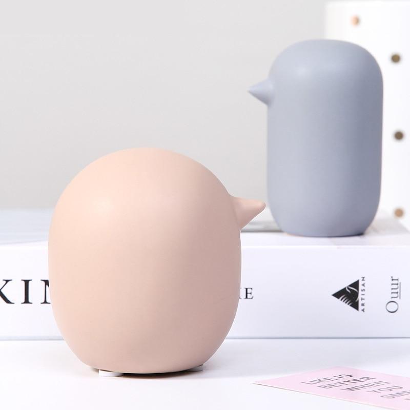 Abstract Ceramic Bird Figurine