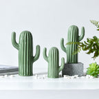 Ceramic Green Cactus Decor