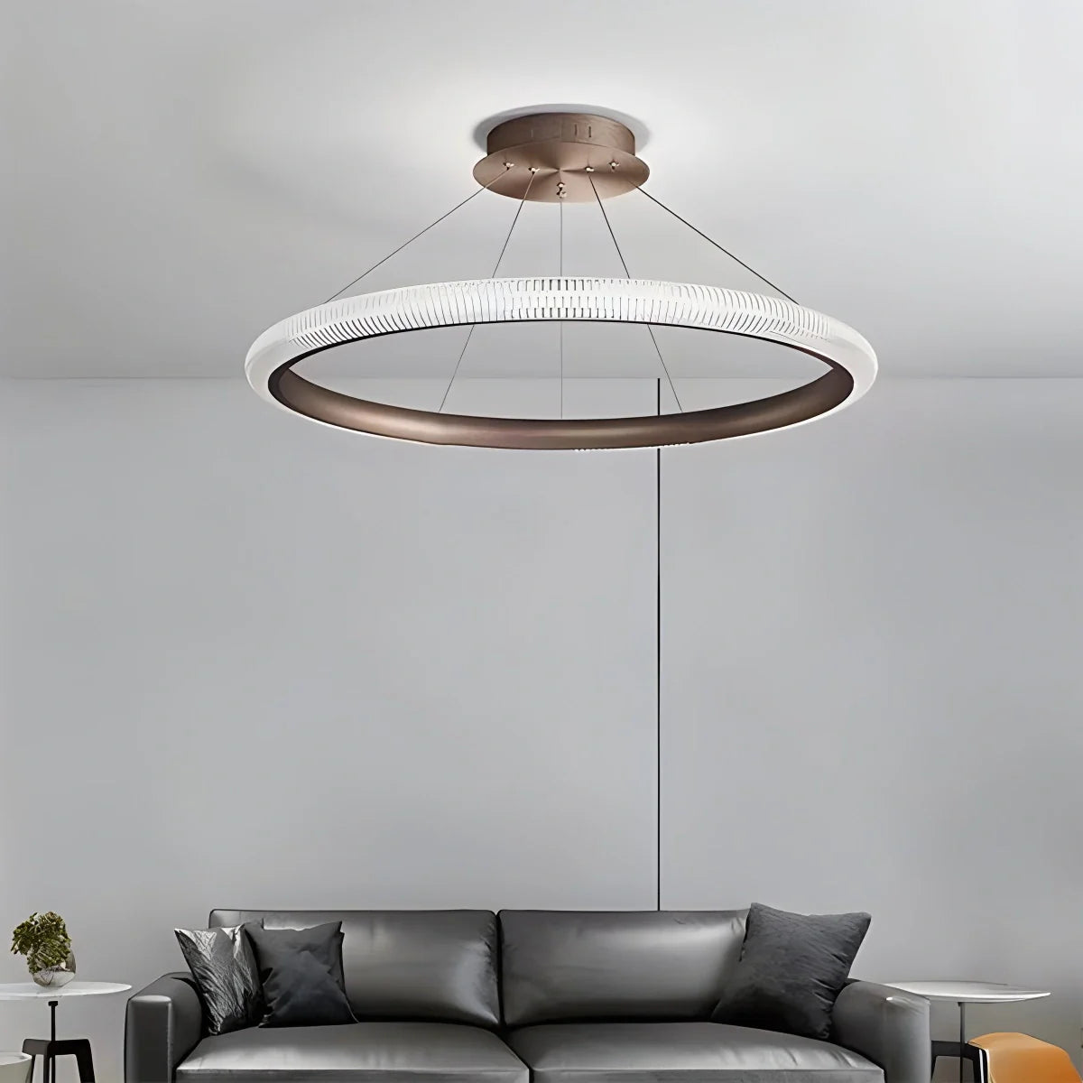 Nordic Circular Chandelier for Living Room
