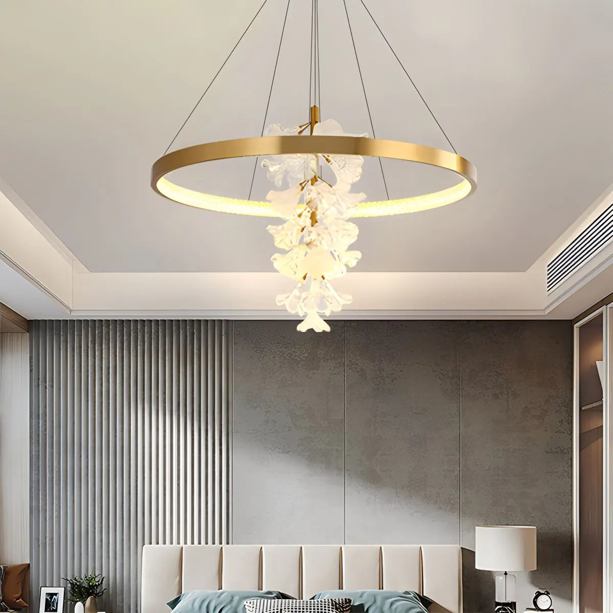 Nordic Light Luxury Ring Creative Chandelier